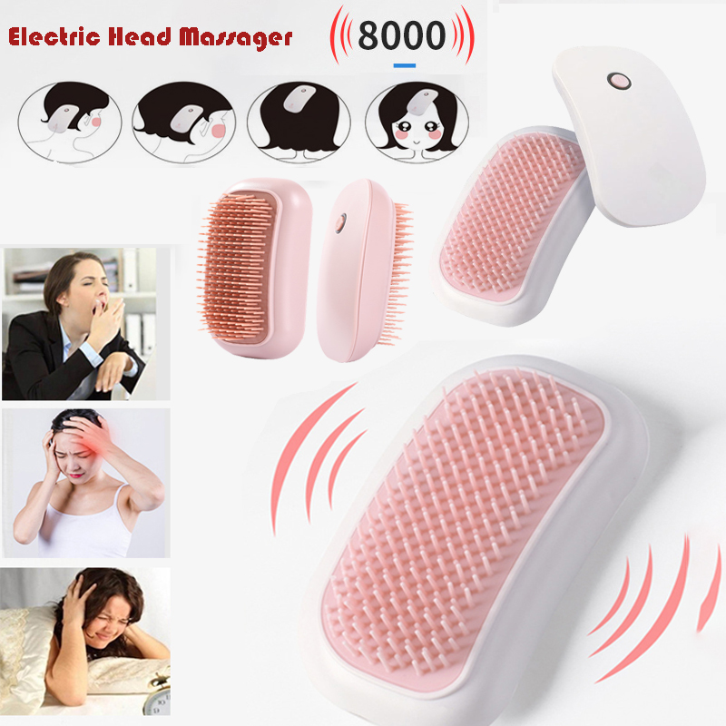 Electric Scalp Massager, Scalp Massage Machine, Head Massager, Scraper, Head Scratcher, Mini Hair Massage, Scalp Scrub Brush