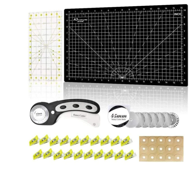 A1 A2 A3 A4 Cutting Mat Roller Knife Set
