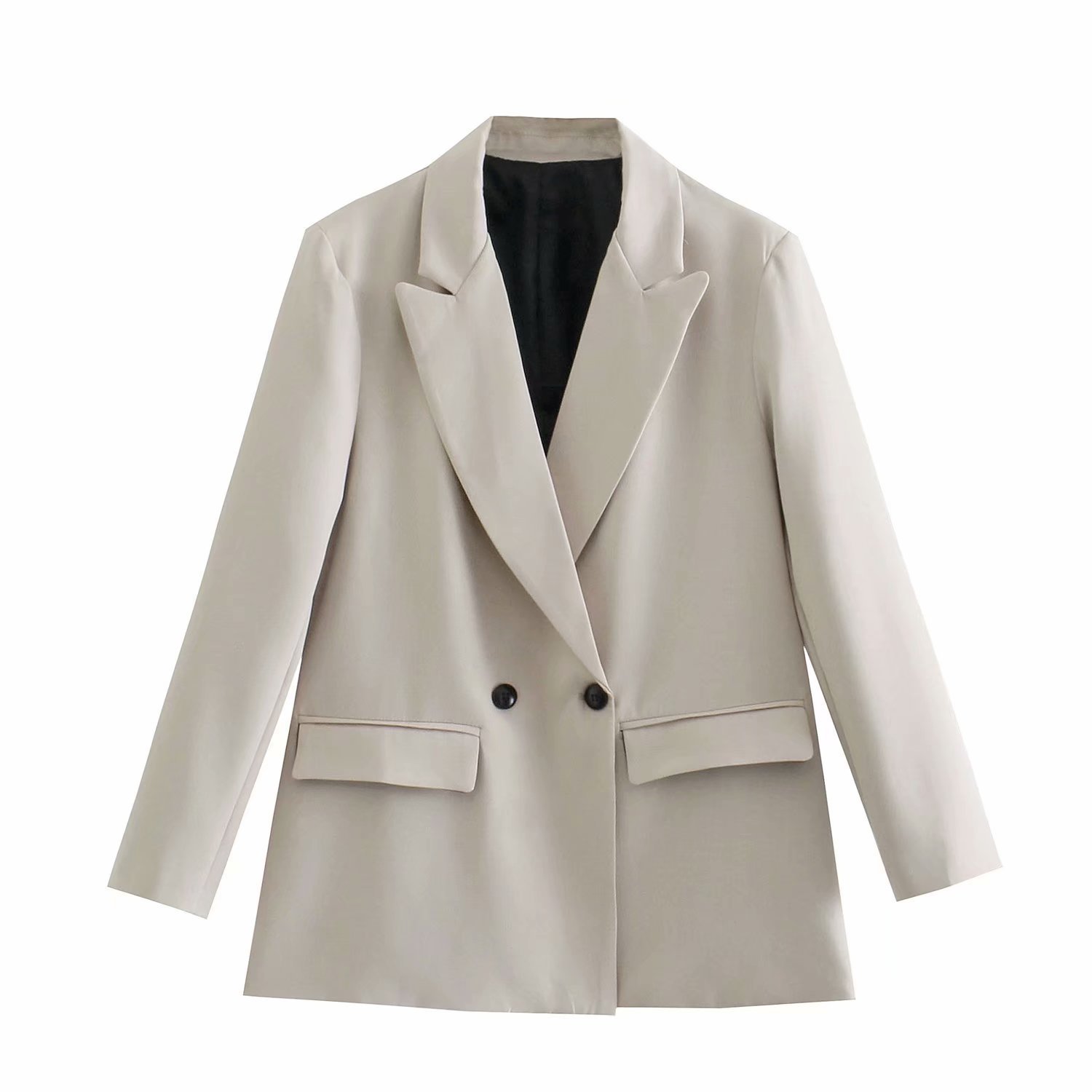 Women's Loose Double-breasted Blazer