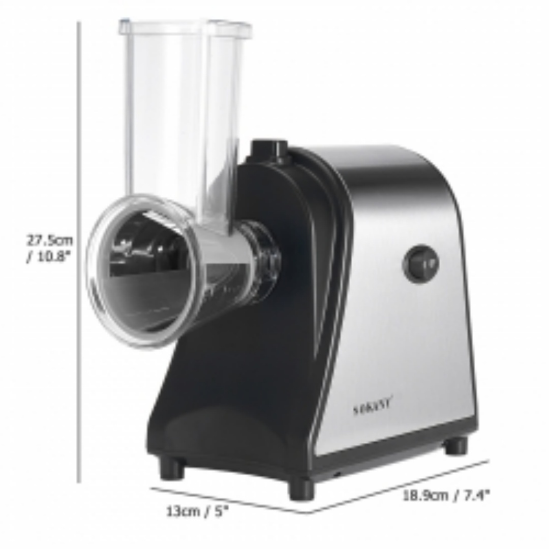 1 0 0W Electric Grater Vegetable Food Rotary Drum Grater Chopper Slicer MAX CUT 2
