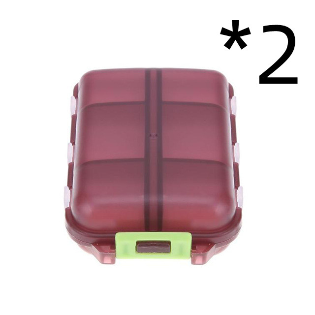 New Travel Convenient Medicine Pill Box Grids Pills Dispen - Image 16