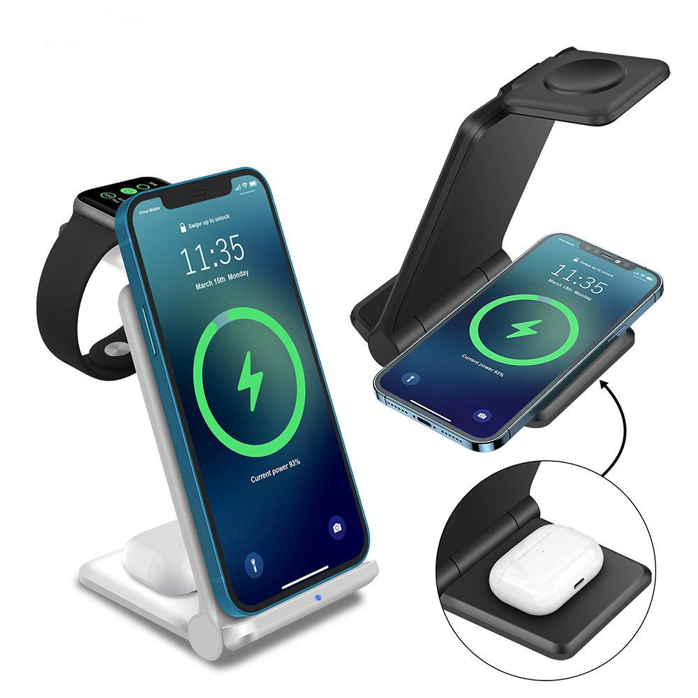 3 In 1 Wireless Charger Station Fast Charging Stand - Image 3