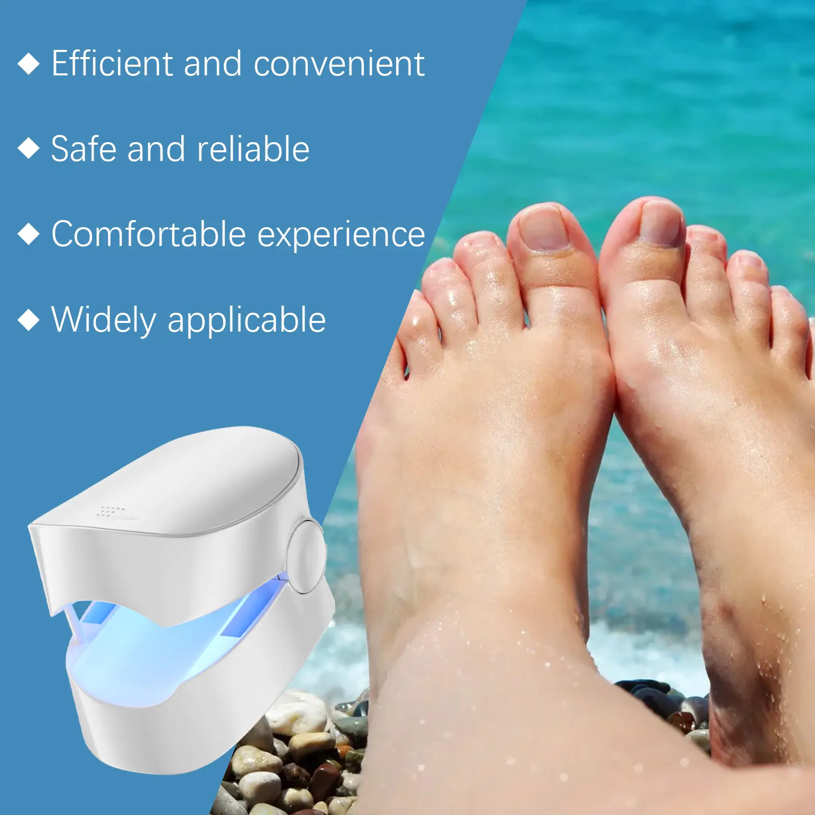 EOHOE Nail Repair Device Gentle Repair Of Nail Edge Rotten Nails, Nail Care, Cleaning And Polishing Nail Surface Care Device