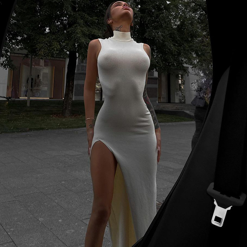 New Fashion Round Neck Sleeveless Dress