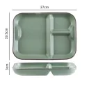 Dark Green Compartment Plate