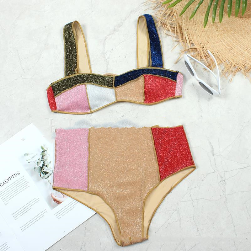 Title 4, Nuevo Bikini de Cintura Alta para Mujer