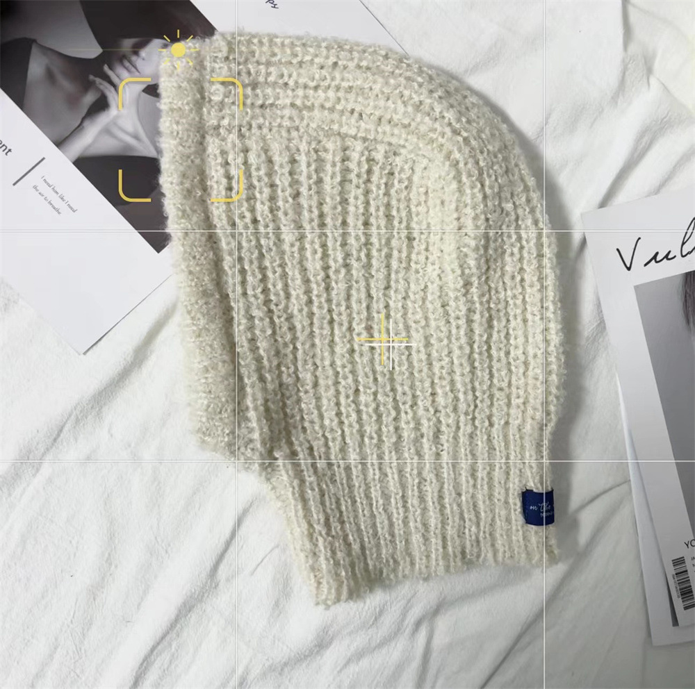 One piece Bib Pullover Hat Beige - Shop at LoveMi