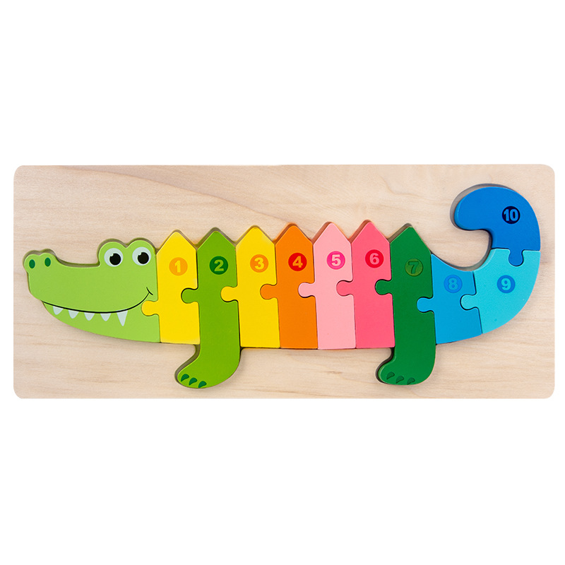 Title 4, Dinosaur Buckle 3d Three-dimensional Puzzle Woo...