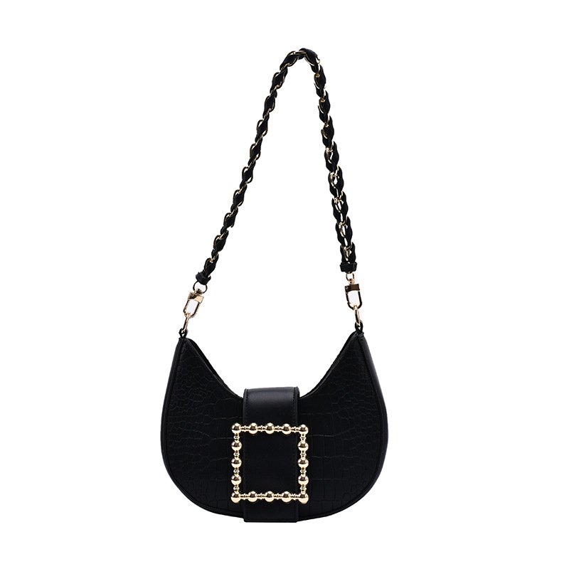Tide Diagonal Texture Single Shoulder Bag
