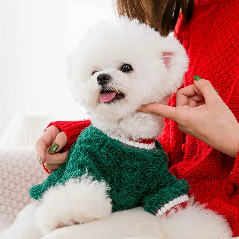 Christmas Autumn And Winter Clothes Puppy Dog