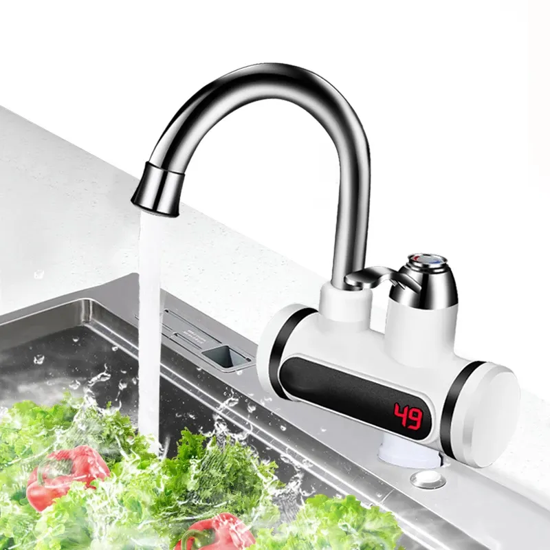 Kitchen Electric Water Tap Heater Temperature Display