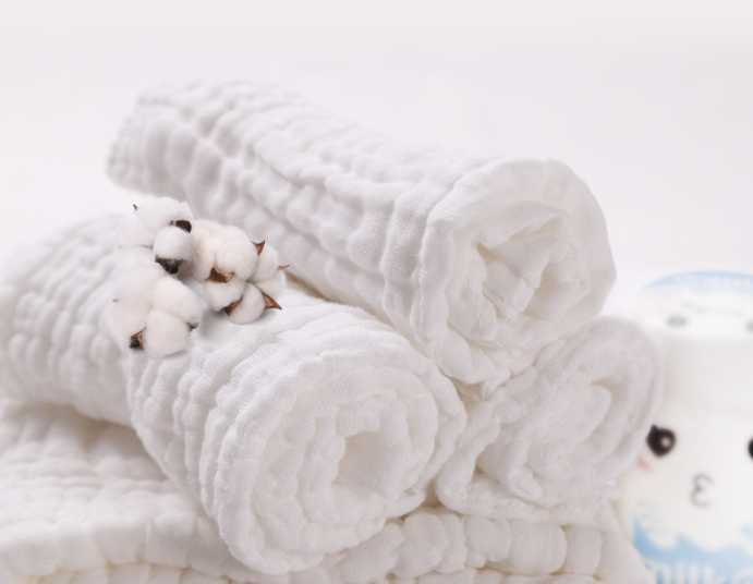 Baby Cotton Gauze Diapers Easy To Absorb Water And Washable 4 Layers Of Gauze For Newborns — foto 4