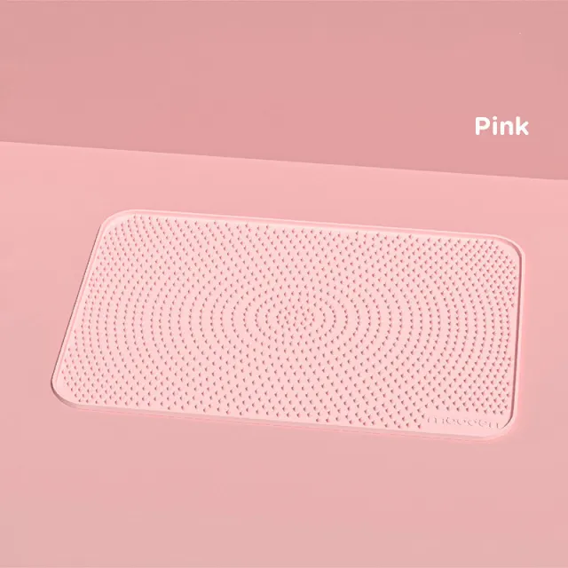 Fashion Pet Silicone Sand proof Cat Litter Box Foot Mat Pink - Shop at LoveMi