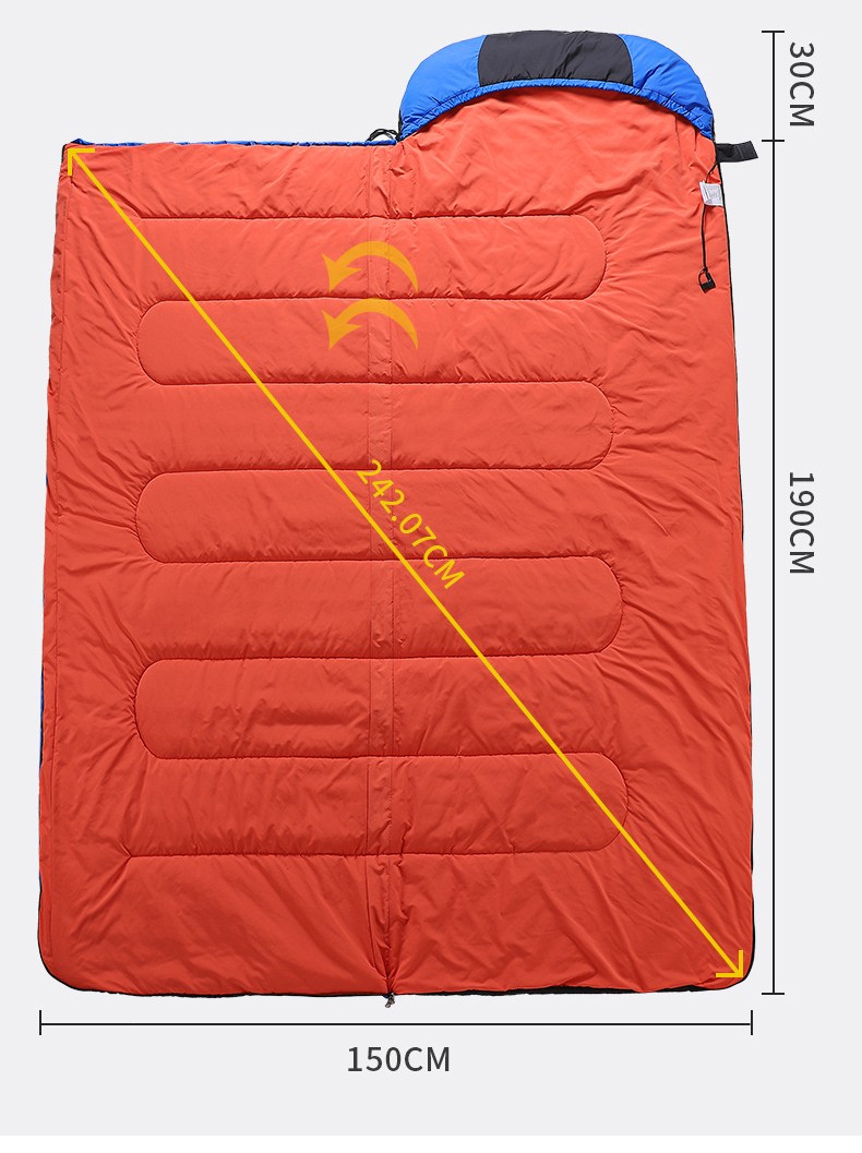 Title 1, Envelope Smart Heating Cotton Sleeping Bag