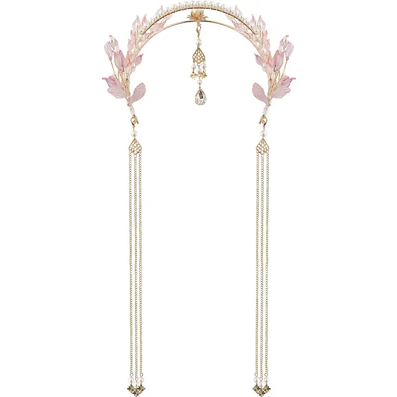 Children's Hanfu Headdress Girls Antique Forehead Hairband