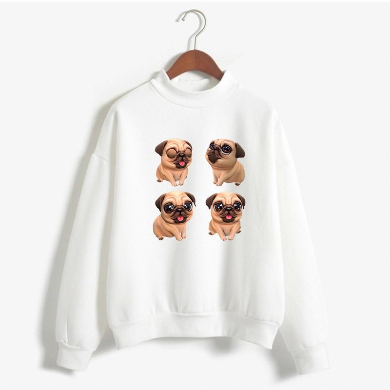 Title 4, Beautiful and cute pug print sweatshirt, perfec...