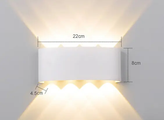 Led Wall Lamp Bedroom Bedside Garden