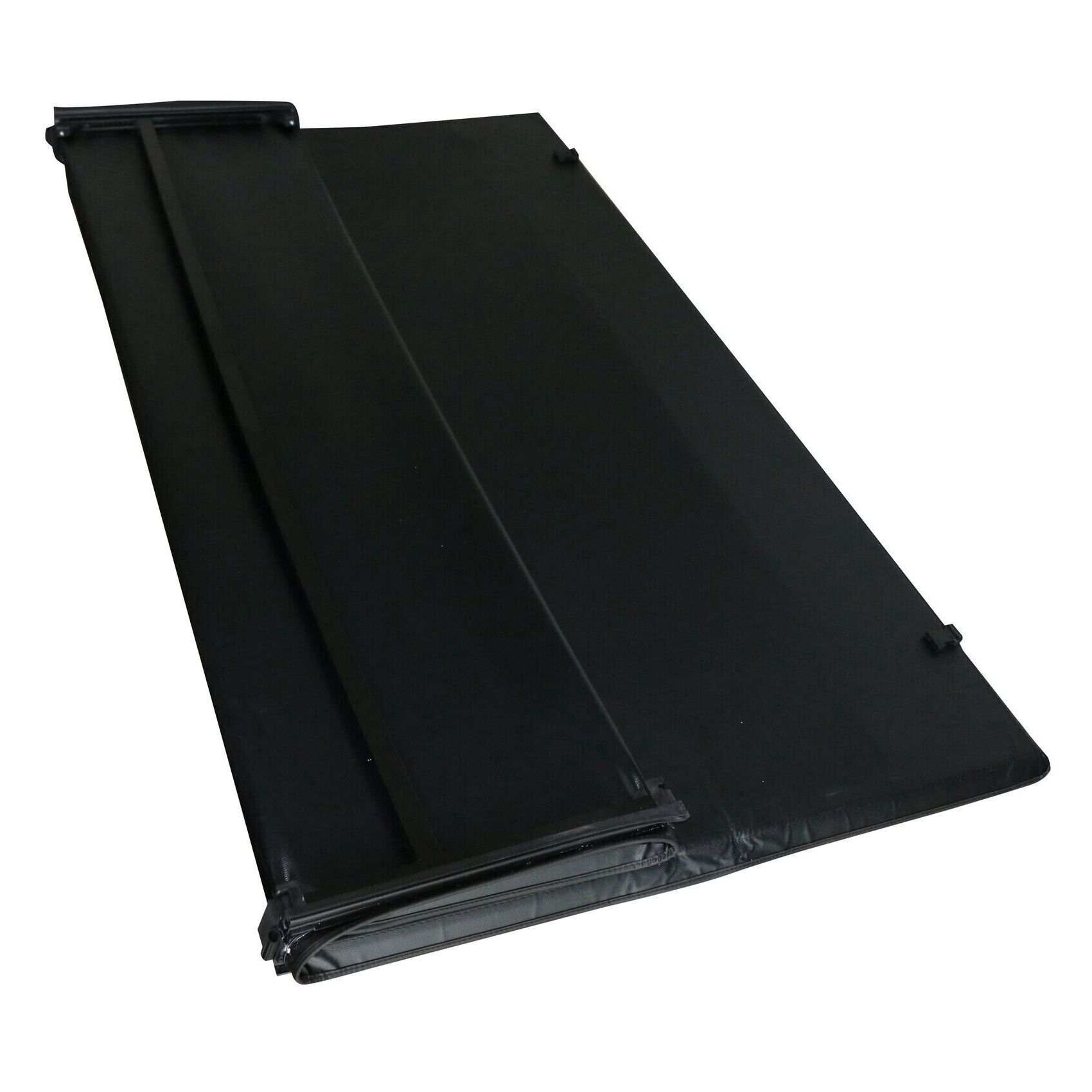 4-Fold 6.5FT Truck Bed Soft Tonneau Cover For 2014-19 GMC Sierra 1500 2500 3500