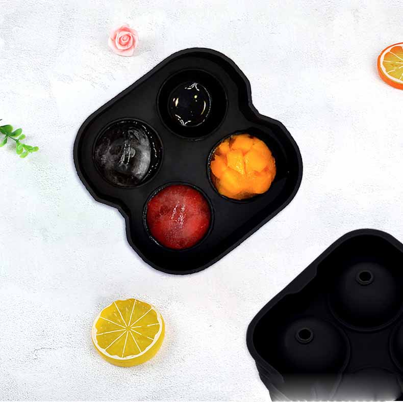 Title 5, Creative Four-compartment Silicone Ice Box With...