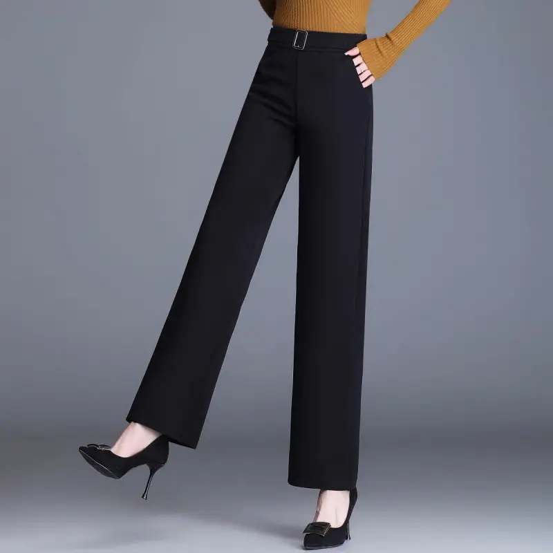 Women's New Elastic Wide Leg Pants