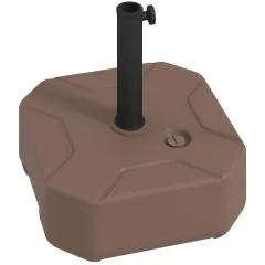 Square Patio Umbrella Base Holder, Heavy Duty Outdoor Umbrella Stand Base, Filled Up To 55lbs With Stand Or 44lbs With Water For Garden, Poolside, ... - View 1
