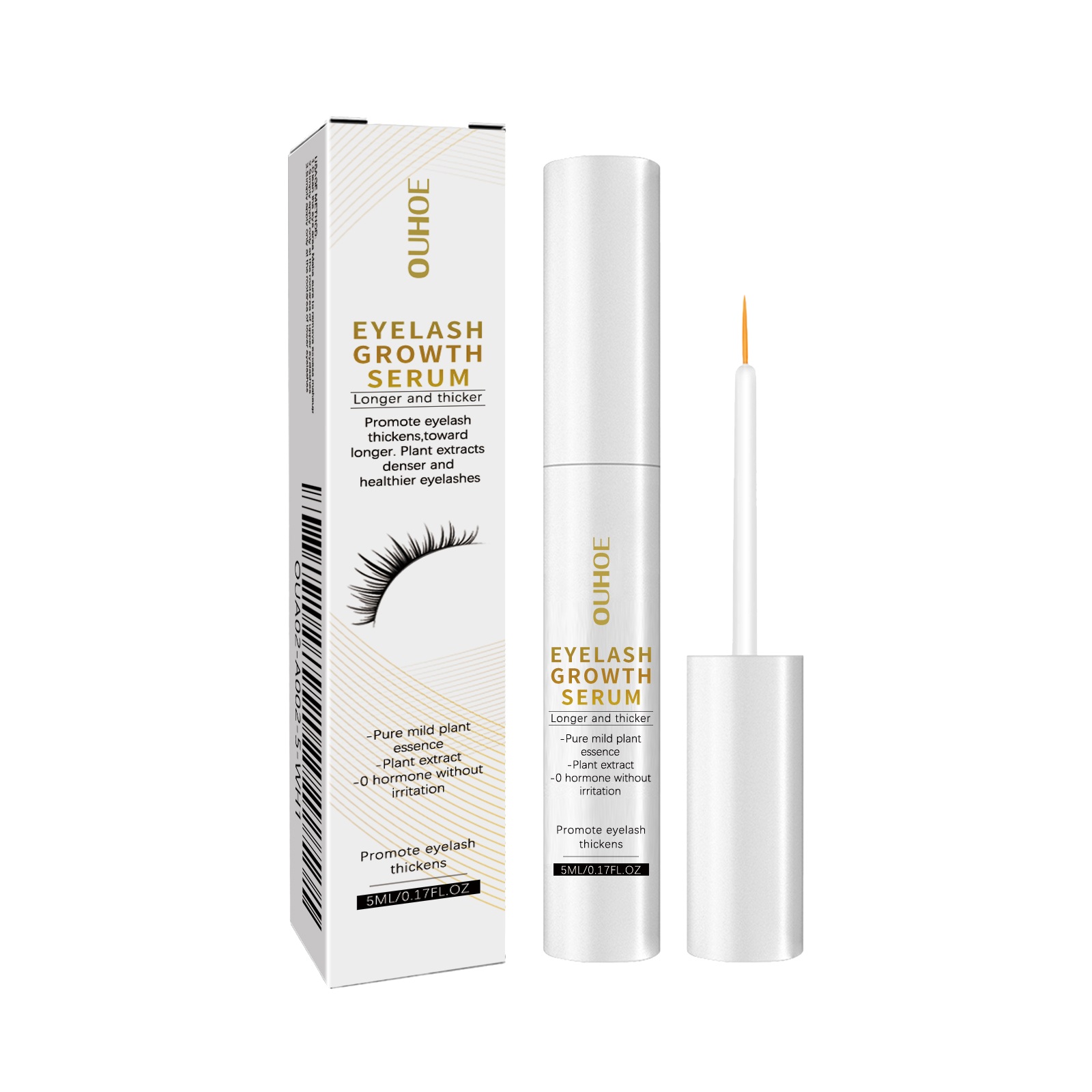 Eyelash Growth Serum, Gentle And Natural Moisturizing Beautiful Thick Long Black