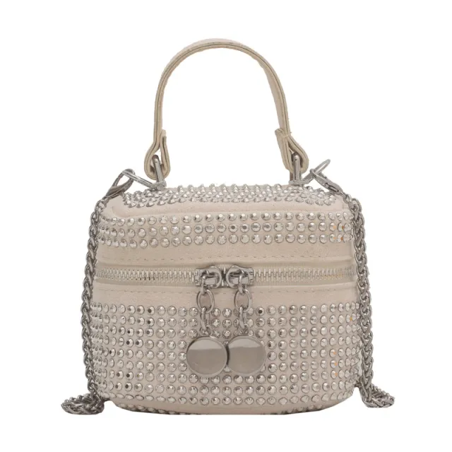 Retro All match Box Hand Carry Casual Women's Bag Beige - Shop at LoveMi