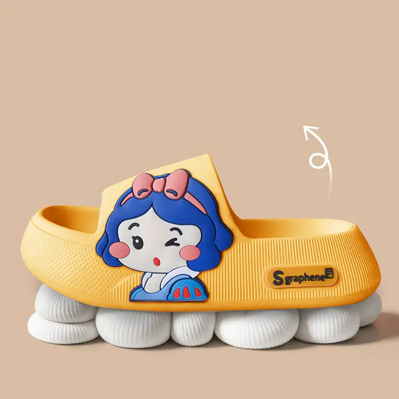 Thick Sole Non-Slip Sandals for Indoor and Outdoor Use — Princess yellow, 36to37