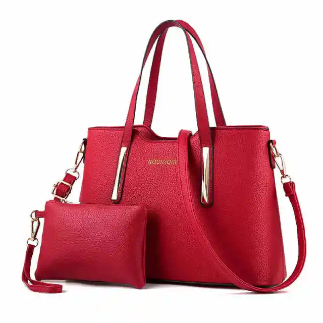 Women's Fashion Messenger Shoulder Handbag Red - Shop at LoveMi