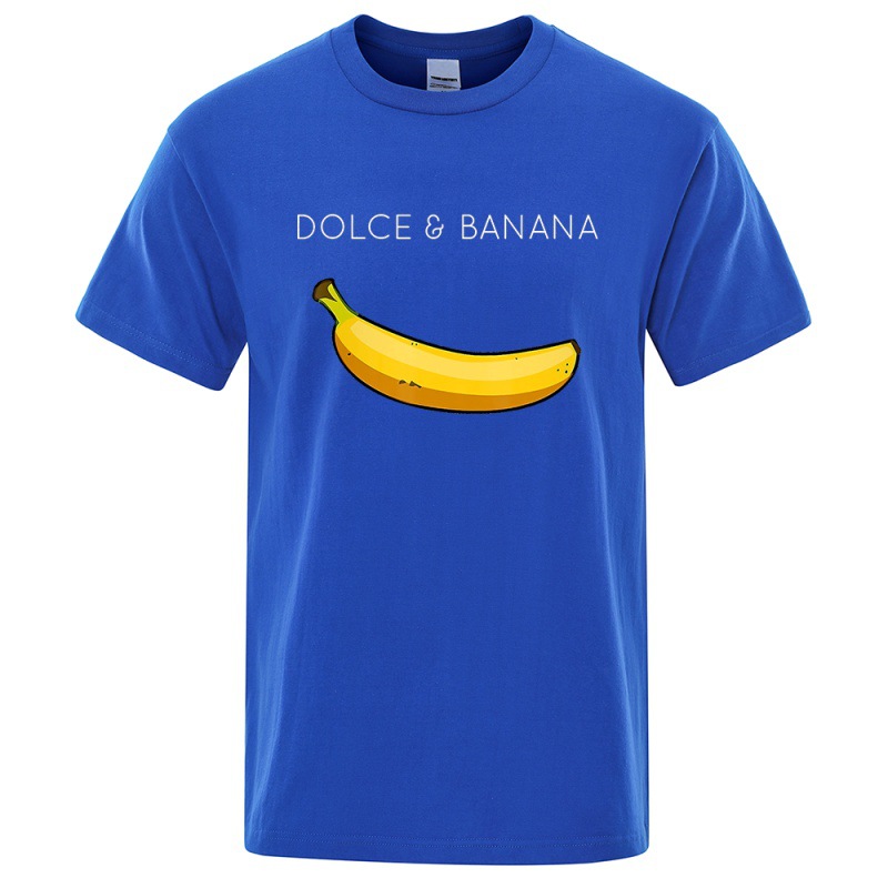 Title 4, Dolce Banana Fashion Print Heren T-shirts