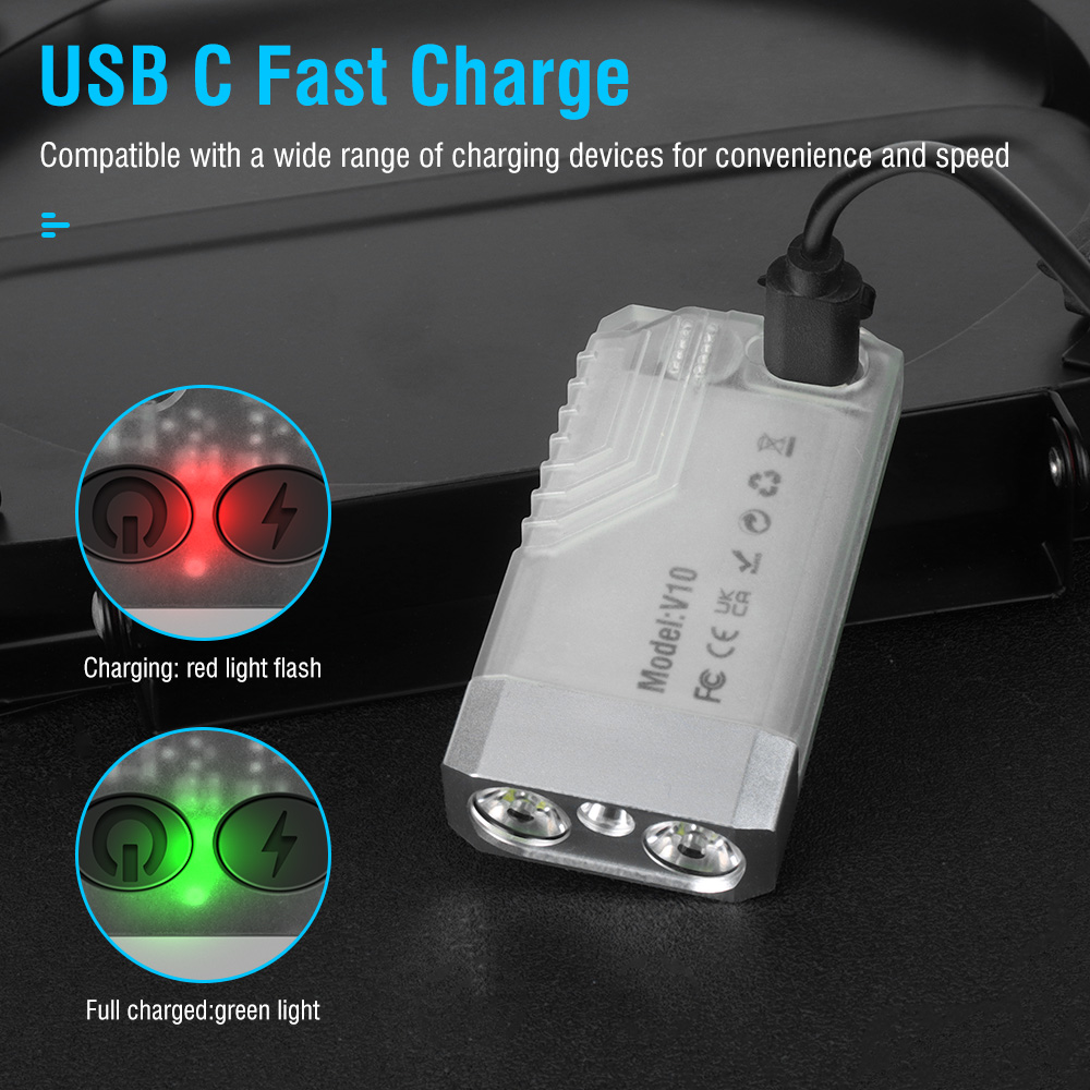 LED Mini Keychain Light EDC Pocket Flashlight Camping Torch