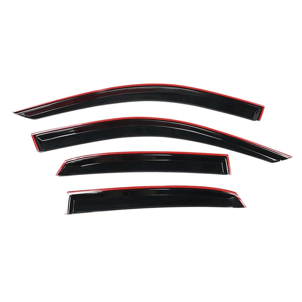 Fits 13-19 A Udi A3 S3 RS3 Sedan Acrylic Window Visors Rain Sun Guard Deflector — foto 8