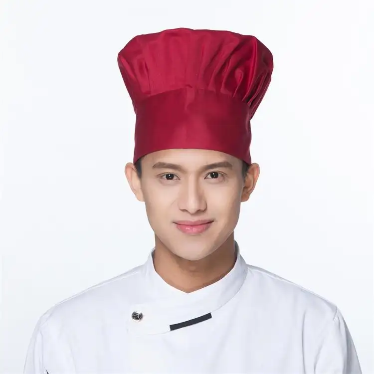 Dining Elastic Pleats Thickened Adjustable Chef's Work Clothes Hat