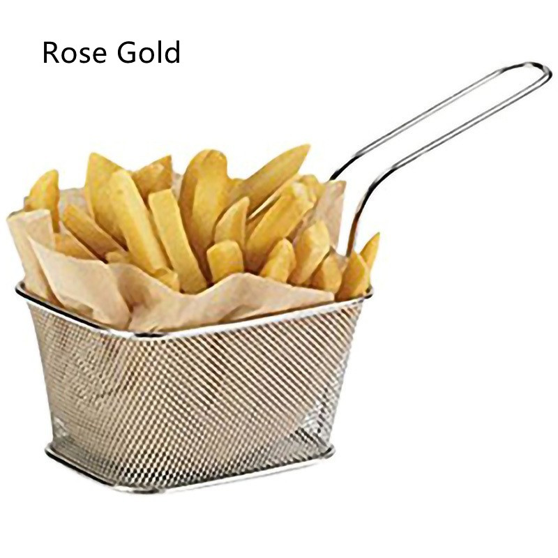 Title 8, Stainless Steel Plating Western Food Fryer Basket