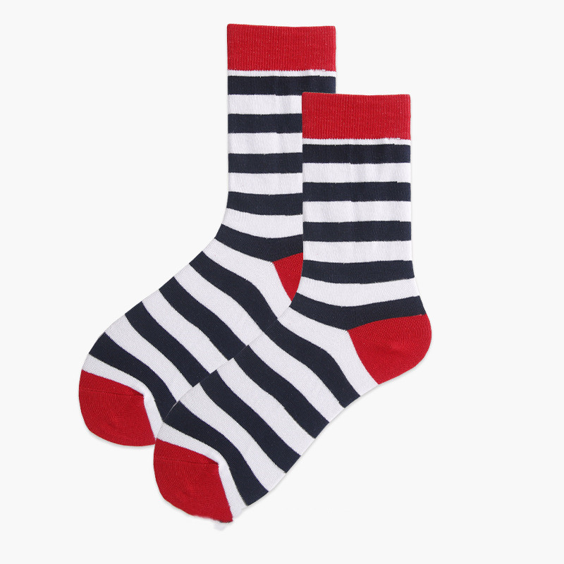 Novelty Funny Men Graphic Socks Combed Cotton Oil Painting