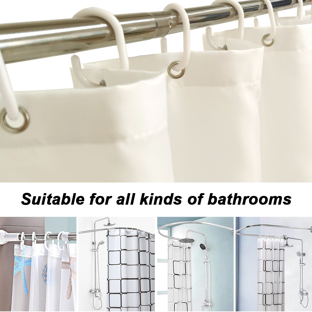 Green Leaf Sheet 3D Digital Printing Thickened Waterproof Polyester Shower Curtain