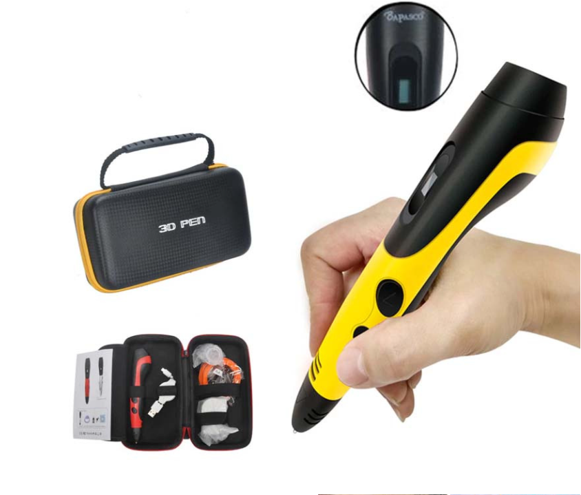 Six generations of 3d printing pens Yellow C set UK