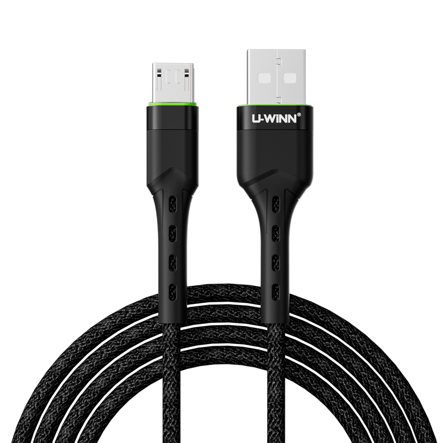 L203 Micro USB Cable 2.4A 1M Black USB 3.0 UWINN