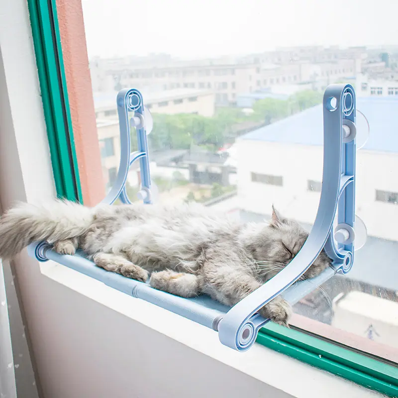 Cat Hammock Sunbathing Glass Strong Suction Cup