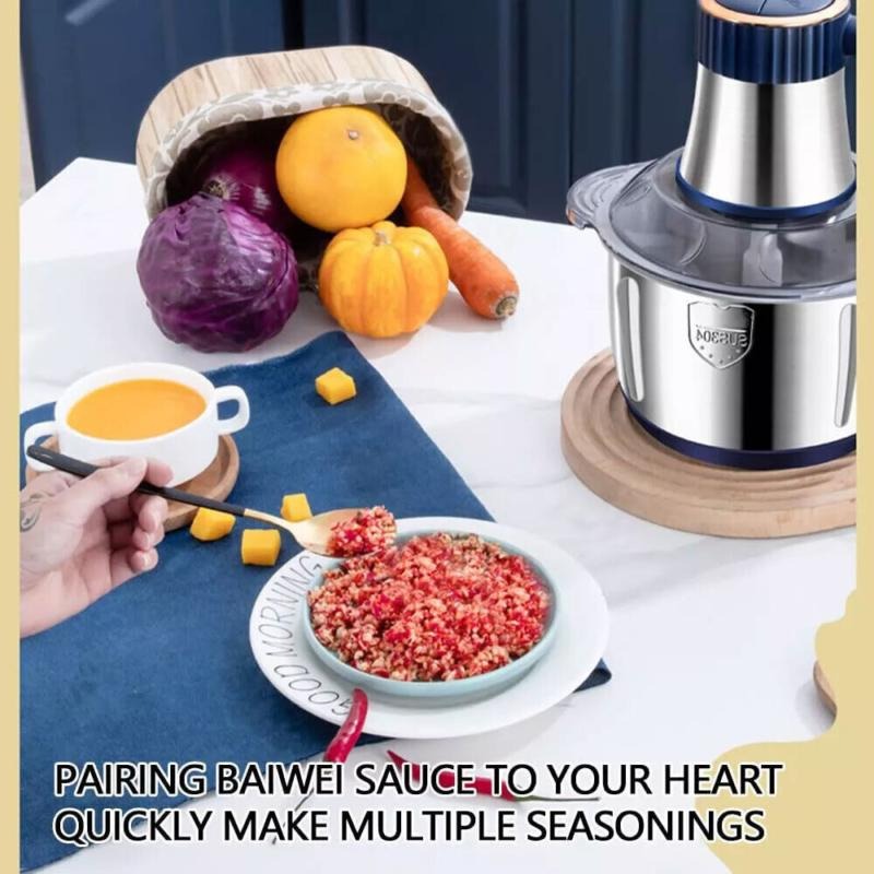 5L Electric Meat Grinder Heavy Duty - Food Processor Mixer & Chopper, Sausage — image 7