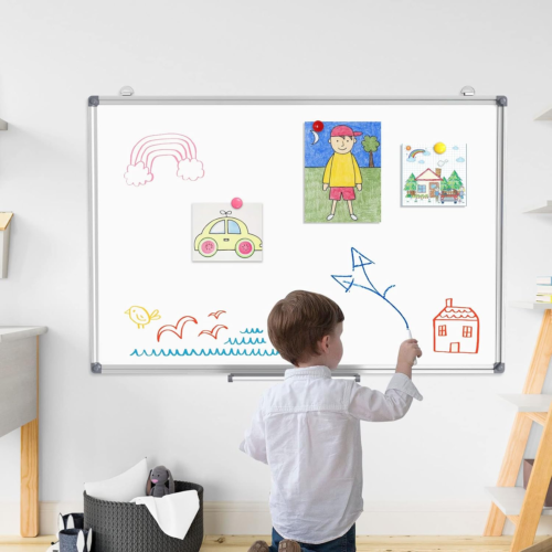 MAGNETIC WHITEBOARD SMALL LARGE WHITE BOARD DRY WIPE NOTICE OFFICE SCHOOL HOME