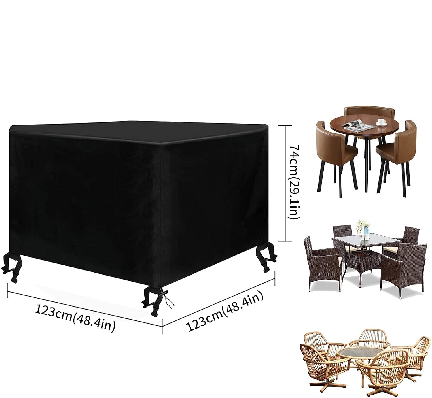 Heavy Duty Waterproof Garden Patio Furniture Cover For Rattan Table Sofa Outdoor — image 3