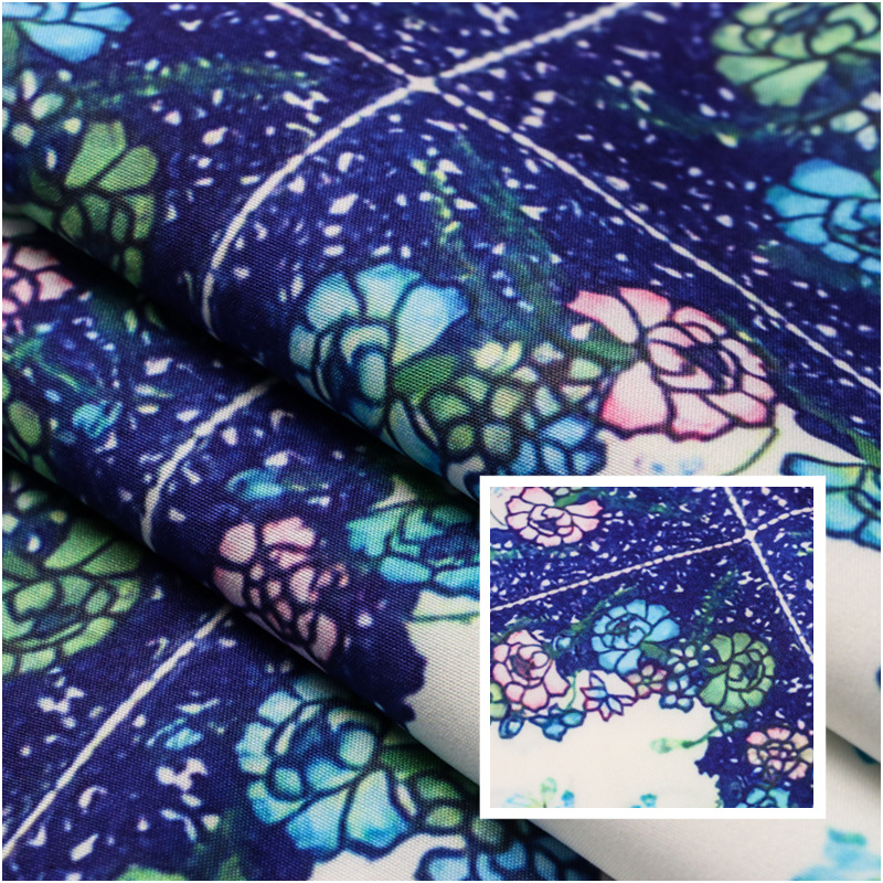 Couple Tide Brand Polyester Digital Printing Short Sleeve Loose Lapel Shirt