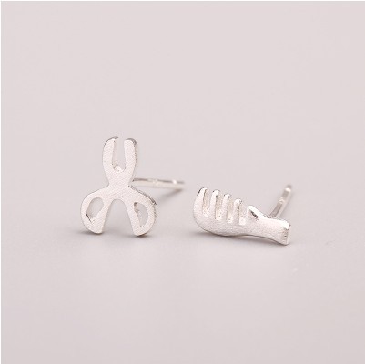 S925 Sterling Silver Needle Hypoallergenic Simple Temperament Sweet Earrings
