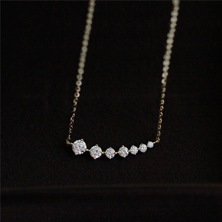 Title 1, S925 Sterling Silver Plated 14K Gold Necklace F...