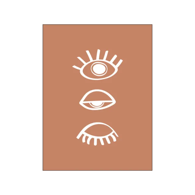 Simple Abstract Line Decorative Painting Living Room Bedroom Frameless - Shop at LoveMi