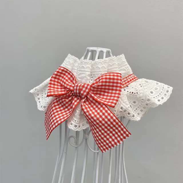 Saliva Towel Pet Bib Bow Tie Muppet Red - Shop at LoveMi
