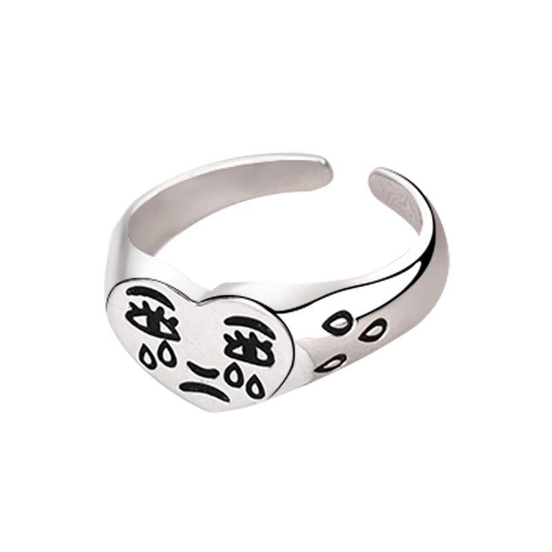 Snake Animal Ring Crying Frog Ring Punk Jewelry