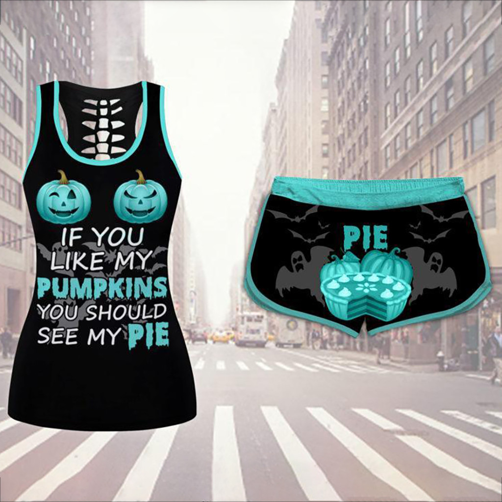 Digital Printed Ladies Vest Suit