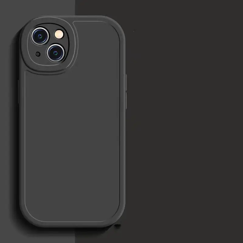 New Liquid Silicone Phone Case Lens Full Package